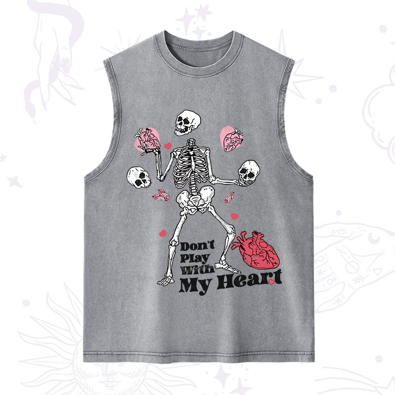 Purplehecate Don't Play With My Heart Washed Tank