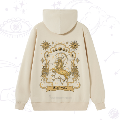 Purplehecate Sagittarius' Astral Mirage Zodiac Hoodie