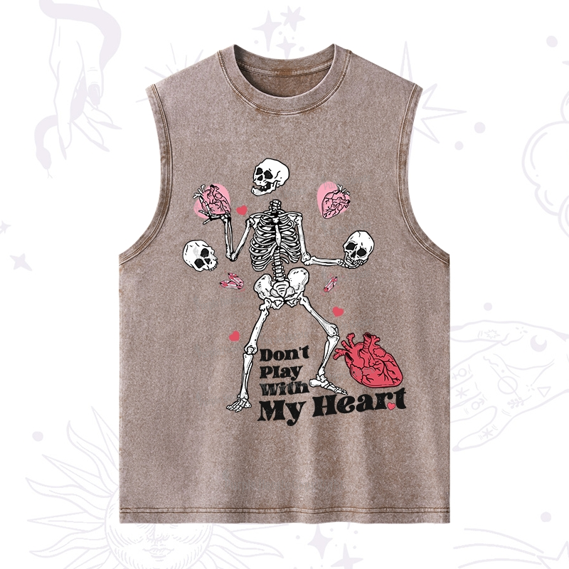 Purplehecate Don't Play With My Heart Washed Tank