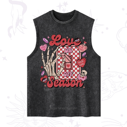 Purplehecate Love On Or Off Washed Tank