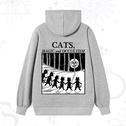 Purplehecate Cats Magic And Occultism Hoodie