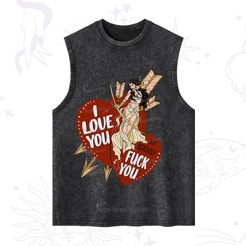 Purplehecate Love But Not Really Washed Tank