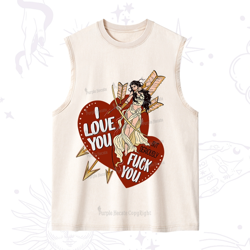 Purplehecate Love But Not Really Washed Tank