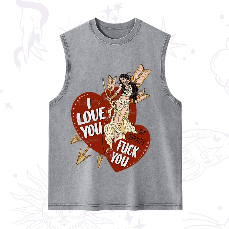 Purplehecate Love But Not Really Washed Tank