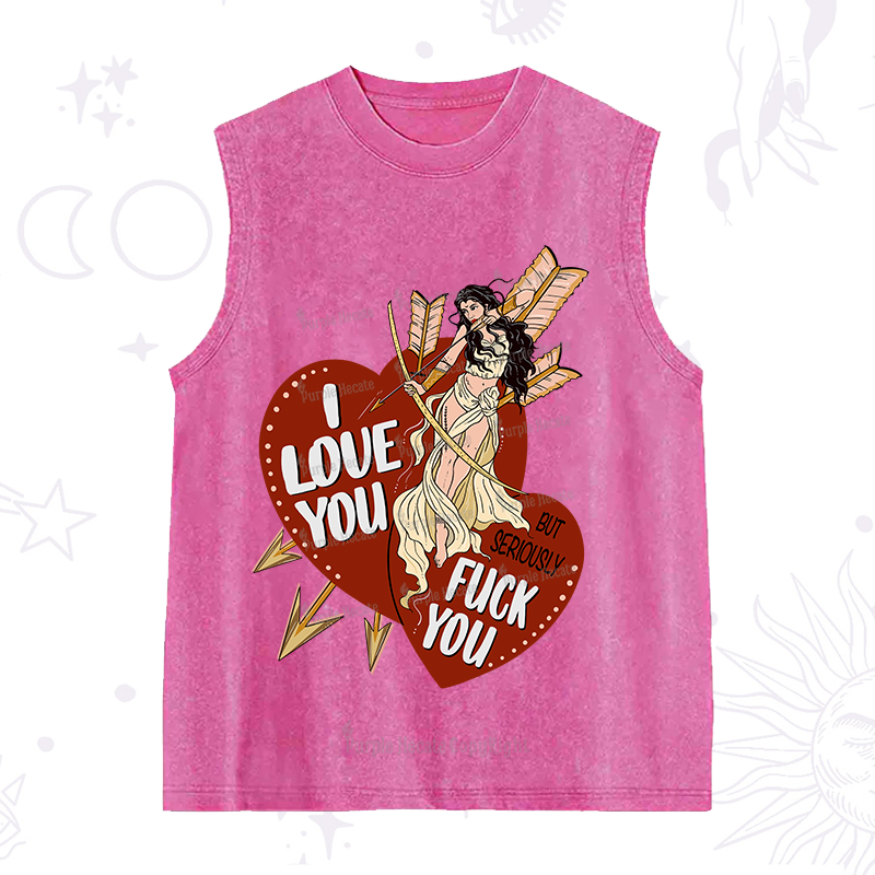 Purplehecate Love But Not Really Washed Tank