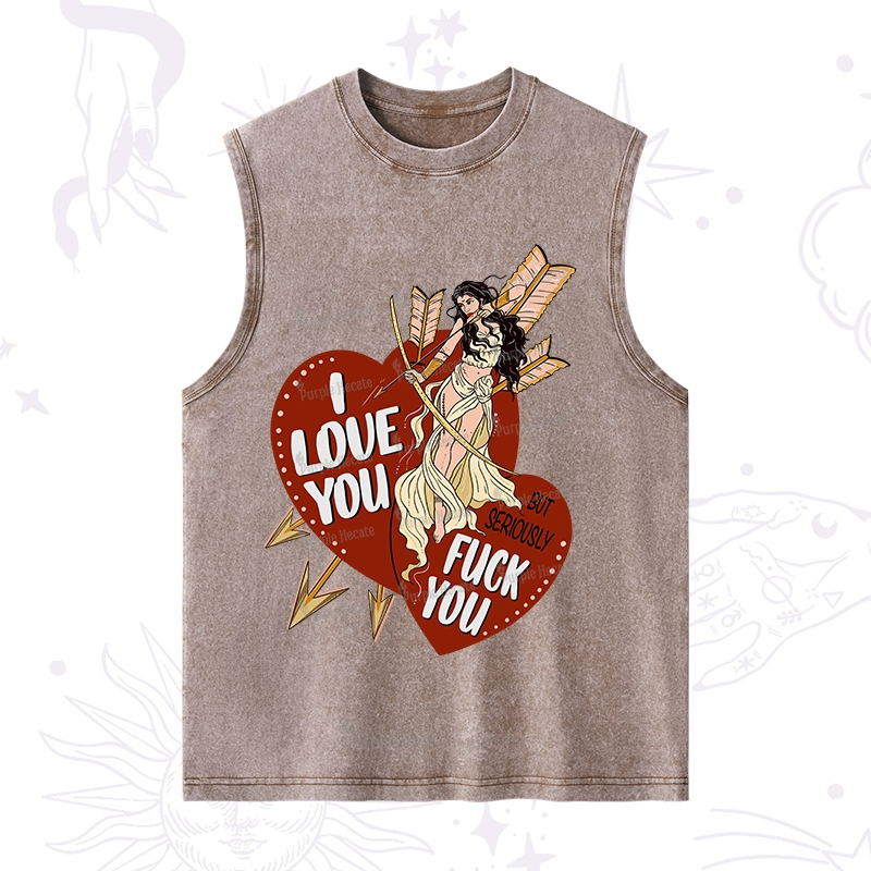 Purplehecate Love But Not Really Washed Tank