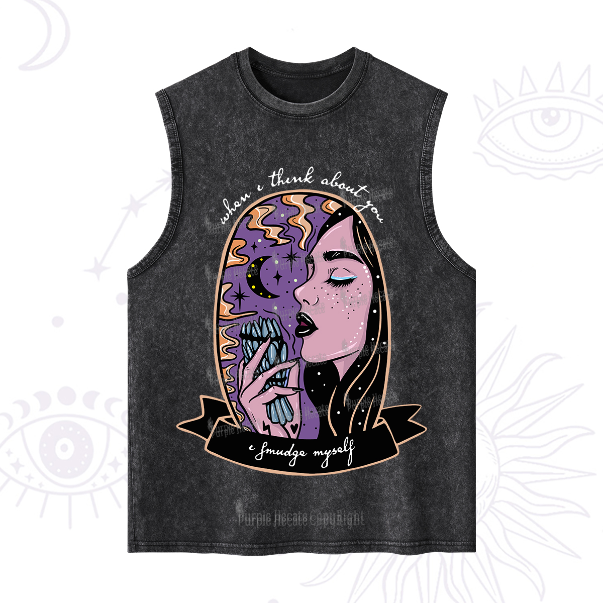 Magic Purplehecate When I Think About You Washed Tank