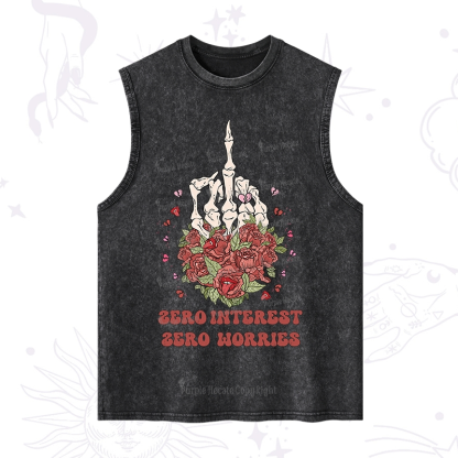 Purplehecate Zero Interest Zero Worries Washed Tank