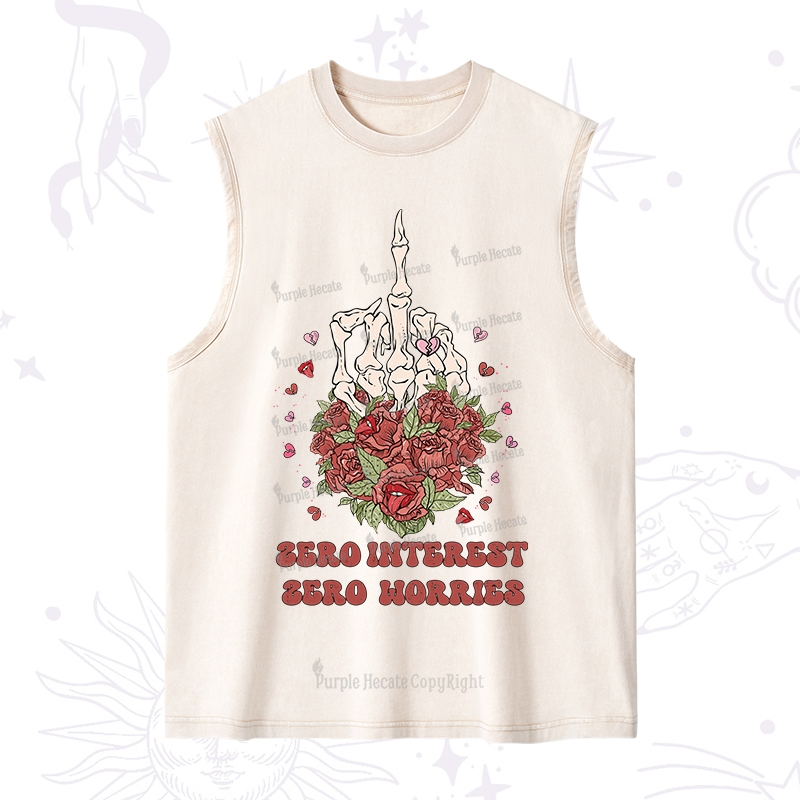 Purplehecate Zero Interest Zero Worries Washed Tank