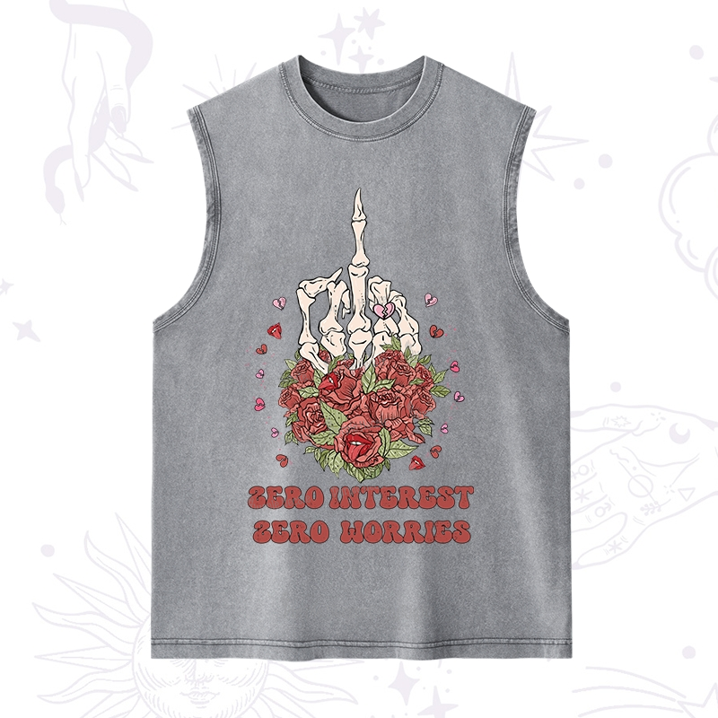 Purplehecate Zero Interest Zero Worries Washed Tank