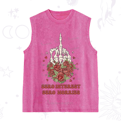 Purplehecate Zero Interest Zero Worries Washed Tank