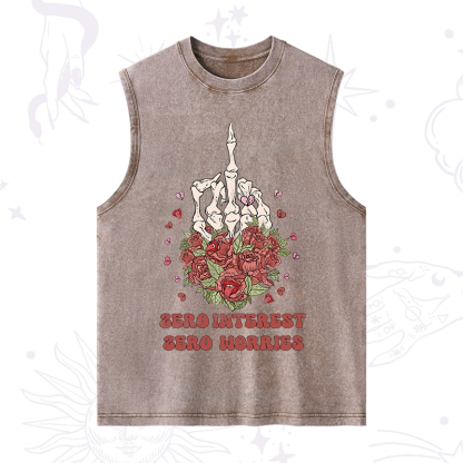 Purplehecate Zero Interest Zero Worries Washed Tank