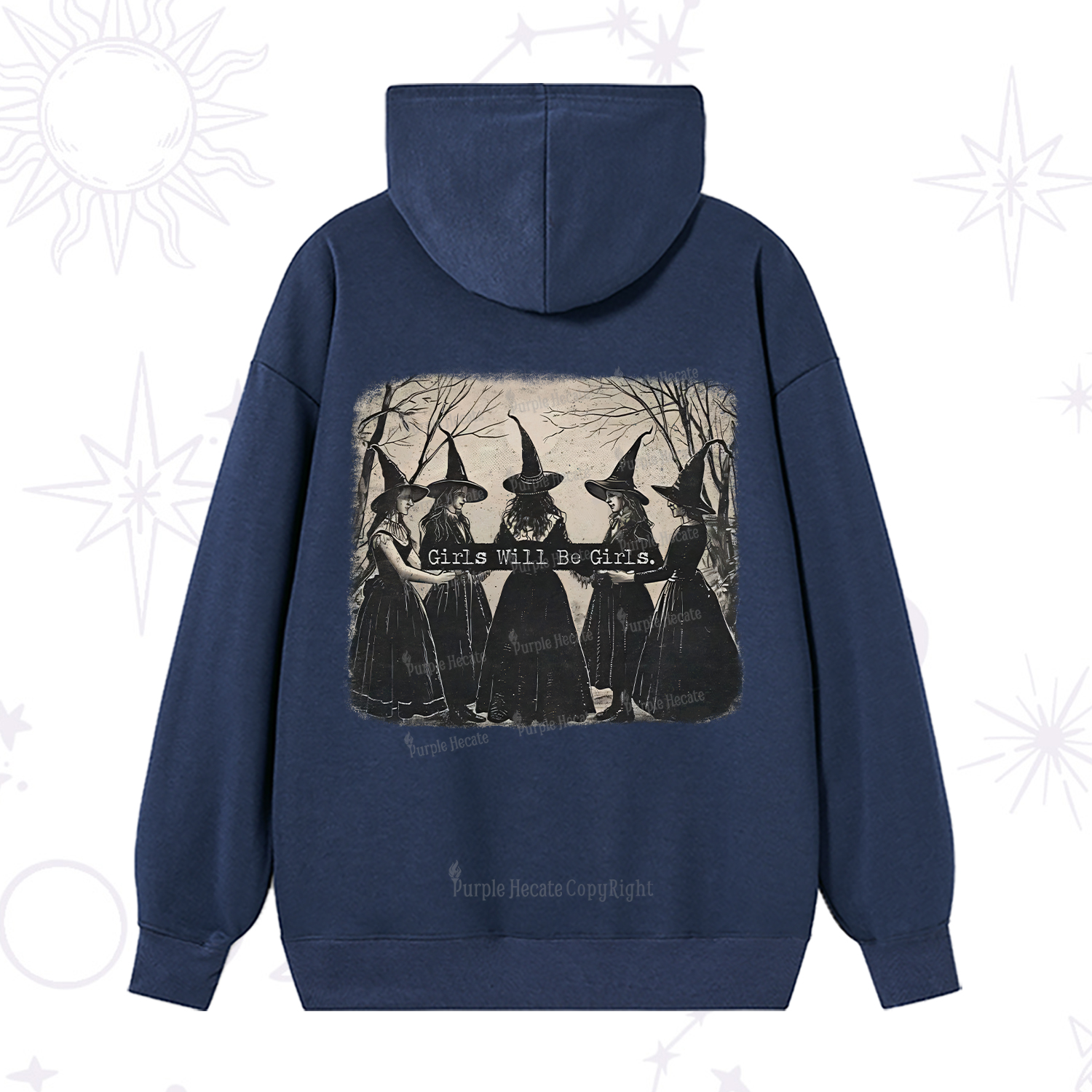 Purplehecate Girls Will Be Girls Witch Hoodie