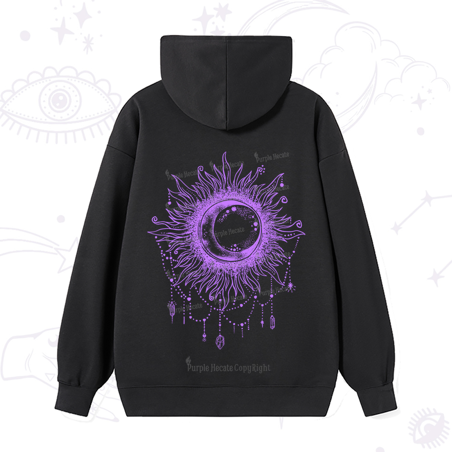 Purplehecate Starry Eye Hoodie