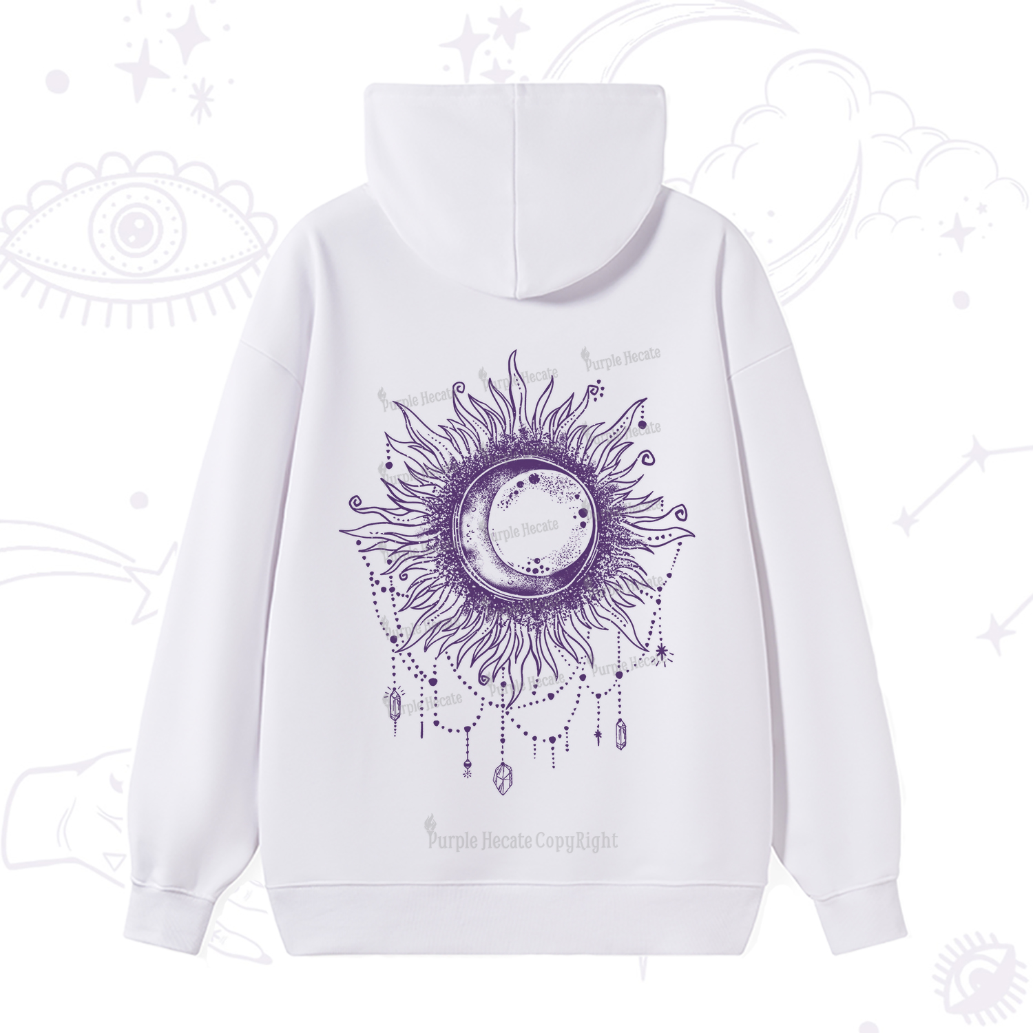Purplehecate Starry Eye Hoodie