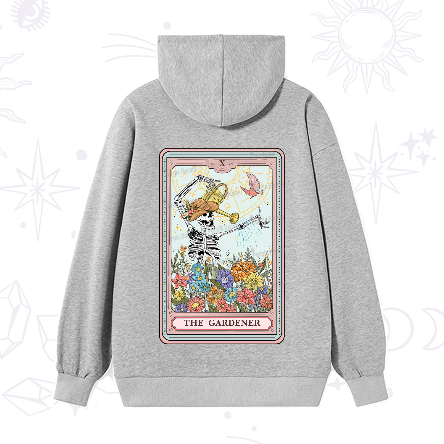 Purplehecate The Gardener Tarot Hoodie