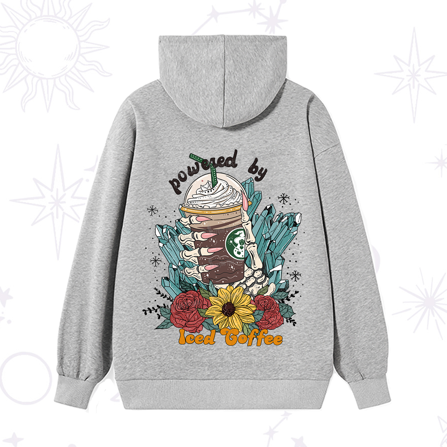 Purplehecate Powered By Ice Coffee Hoodie