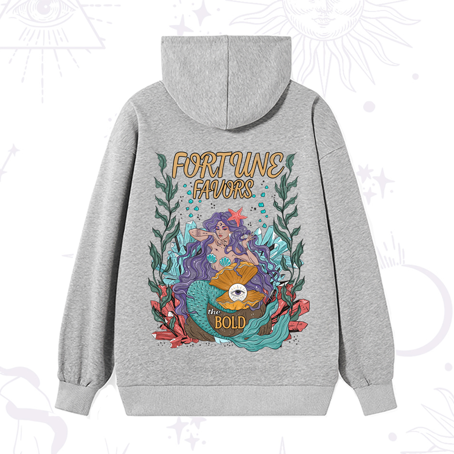 Purplehecate Fortune Favors The Bold Hoodie