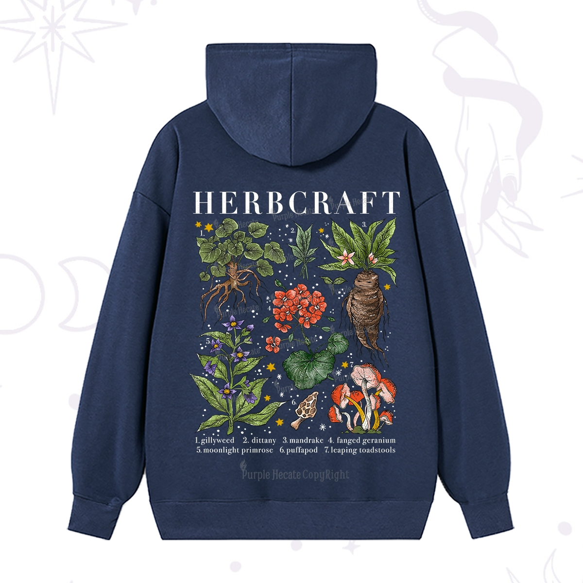 Purplehecate Magical Herbcraft Hoodie