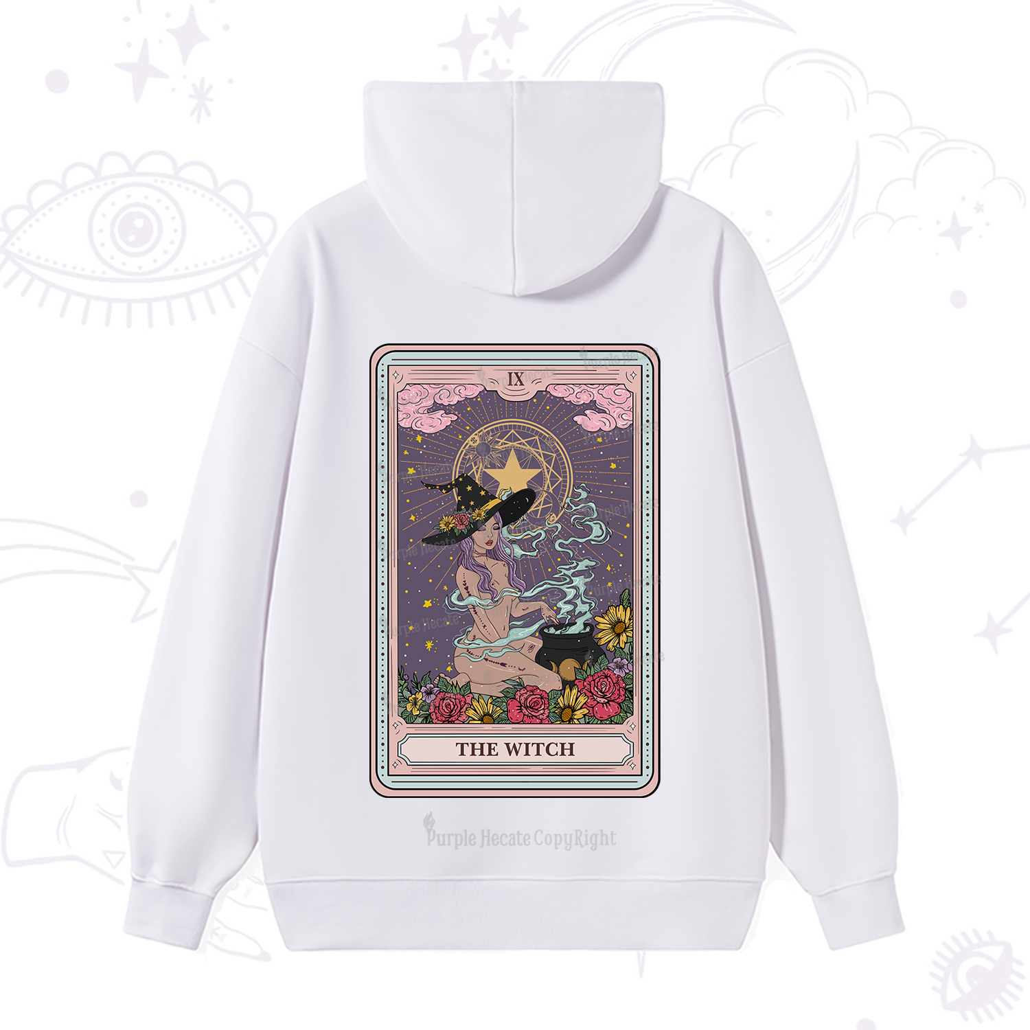 Purplehecate The Witch Tarot Hoodie