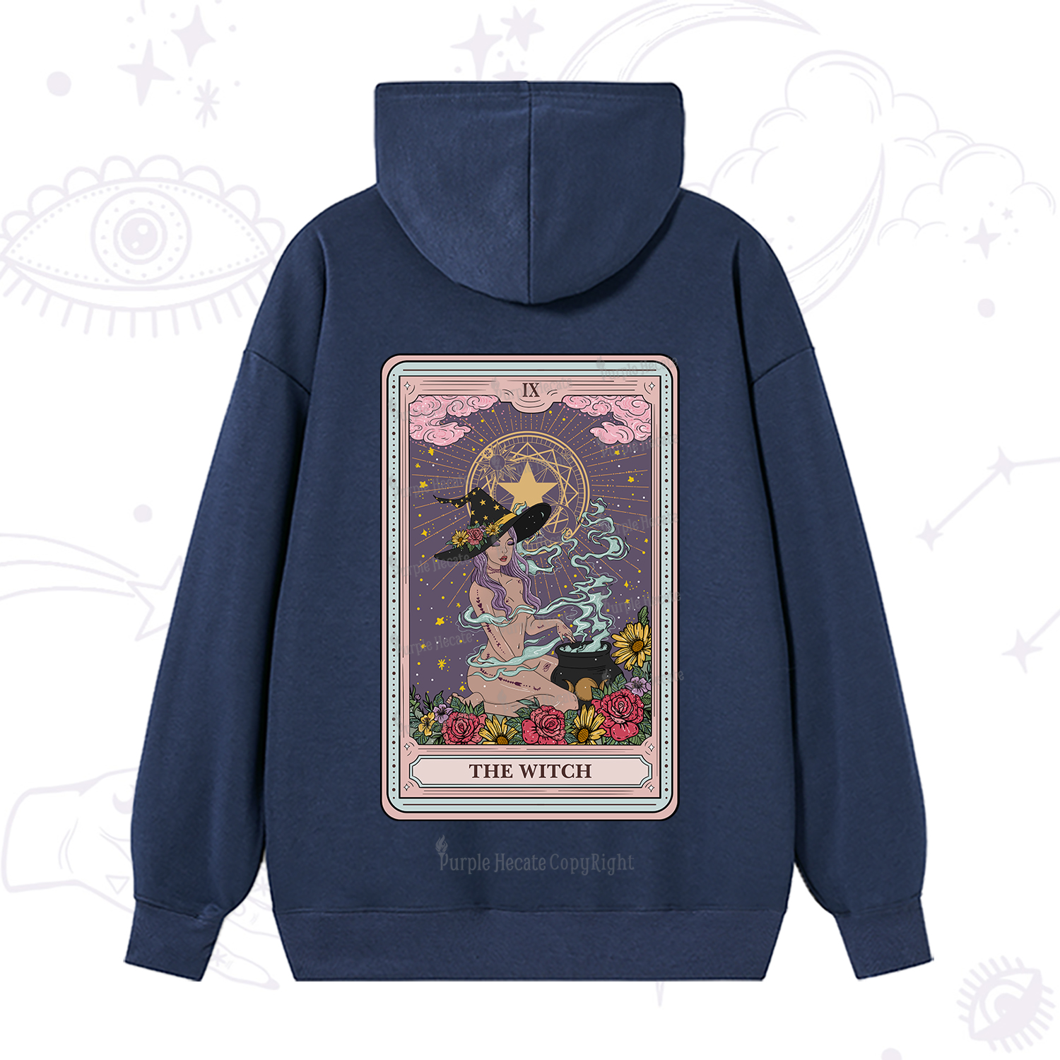 Purplehecate The Witch Tarot Hoodie