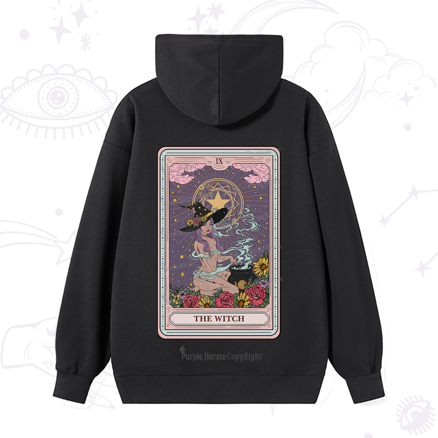 Purplehecate The Witch Tarot Hoodie