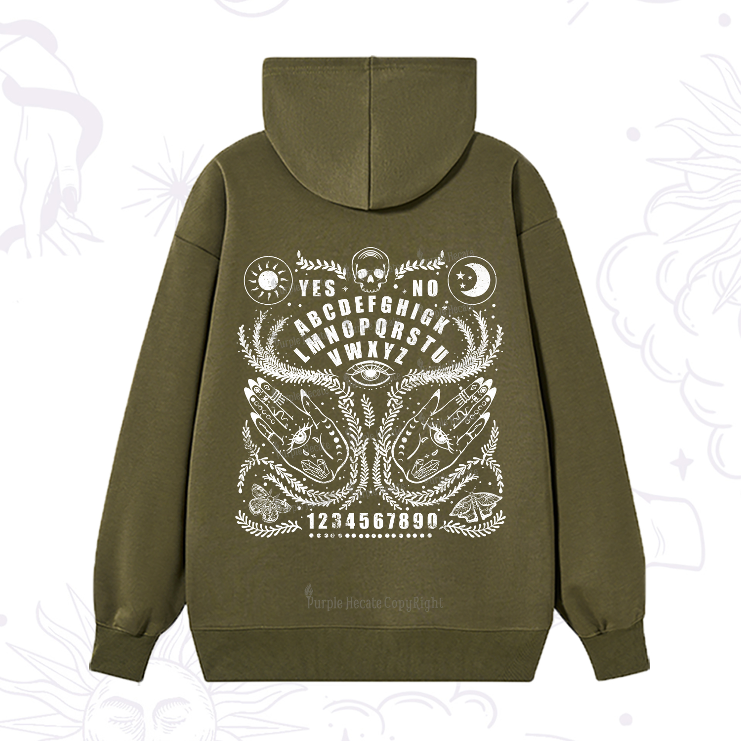 Purplehecate Ouija Spirit Board Hoodie