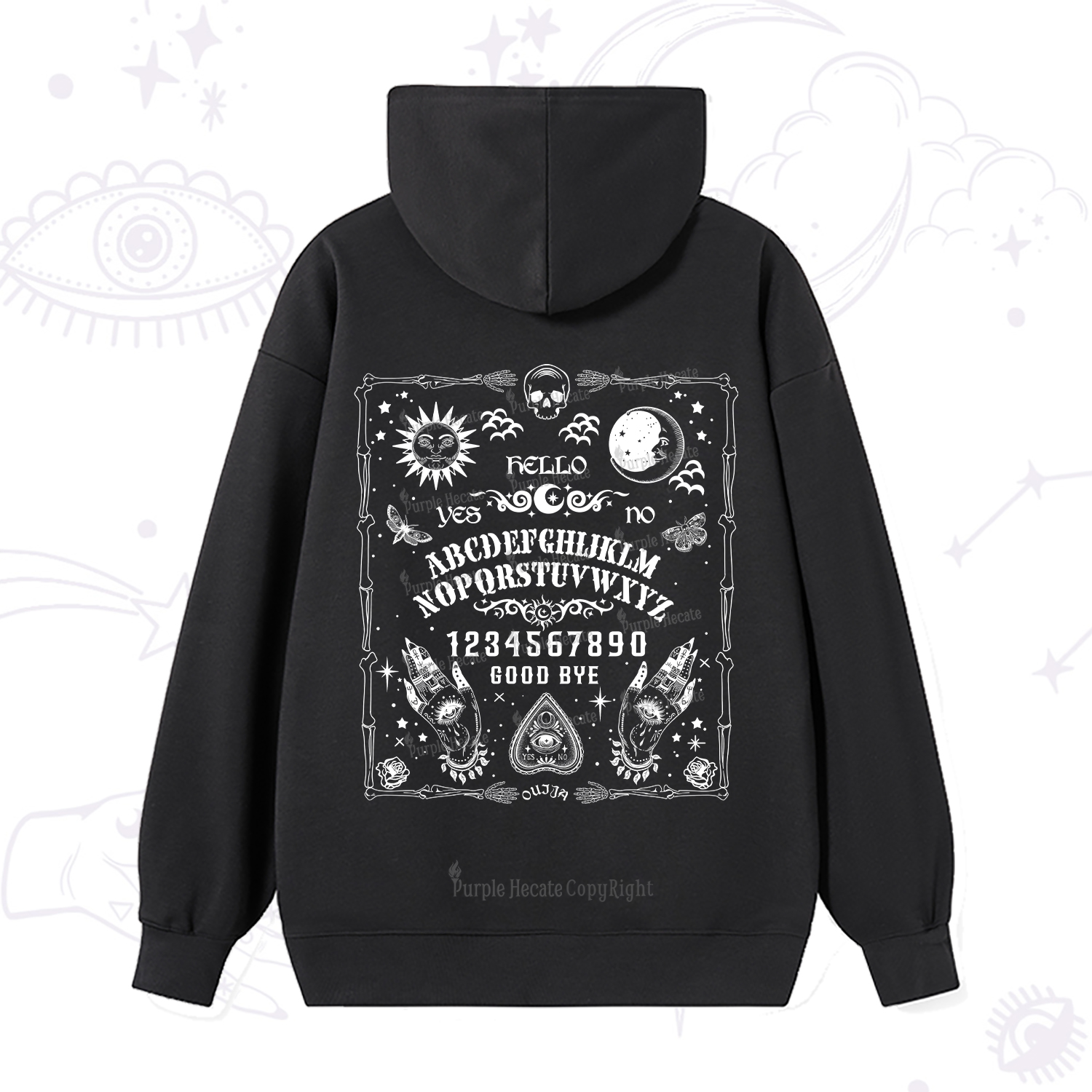 Purplehecate Ouija Board Hoodie