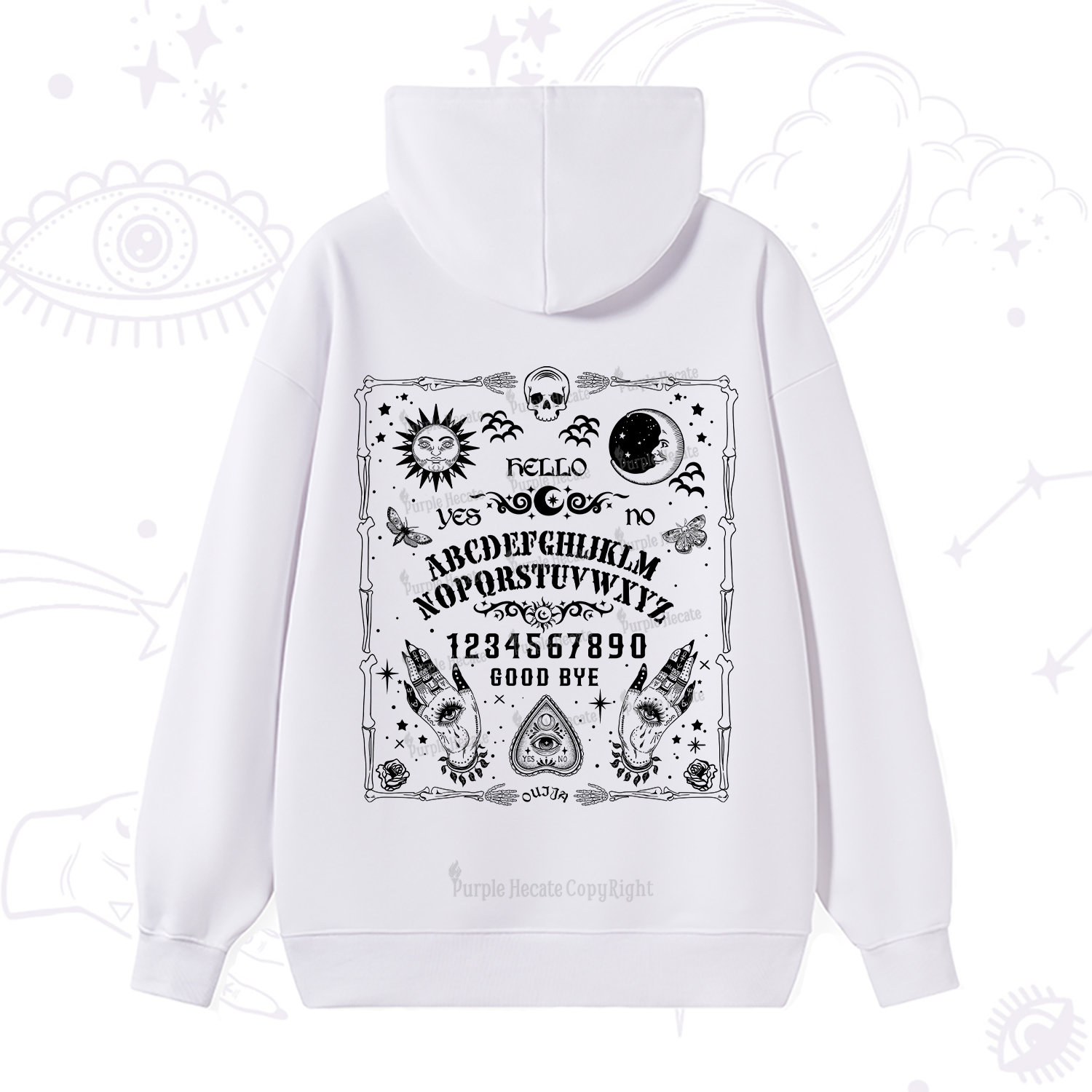 Purplehecate Ouija Board Hoodie