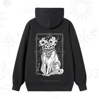Purplehecate The Cat Goddess Bastet Hoodie