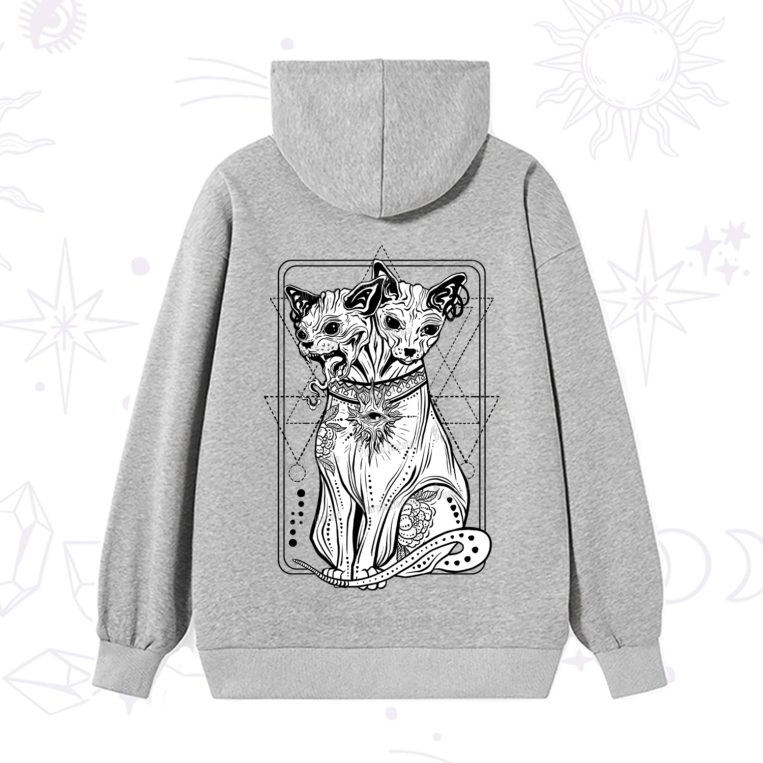 Purplehecate The Cat Goddess Bastet Hoodie