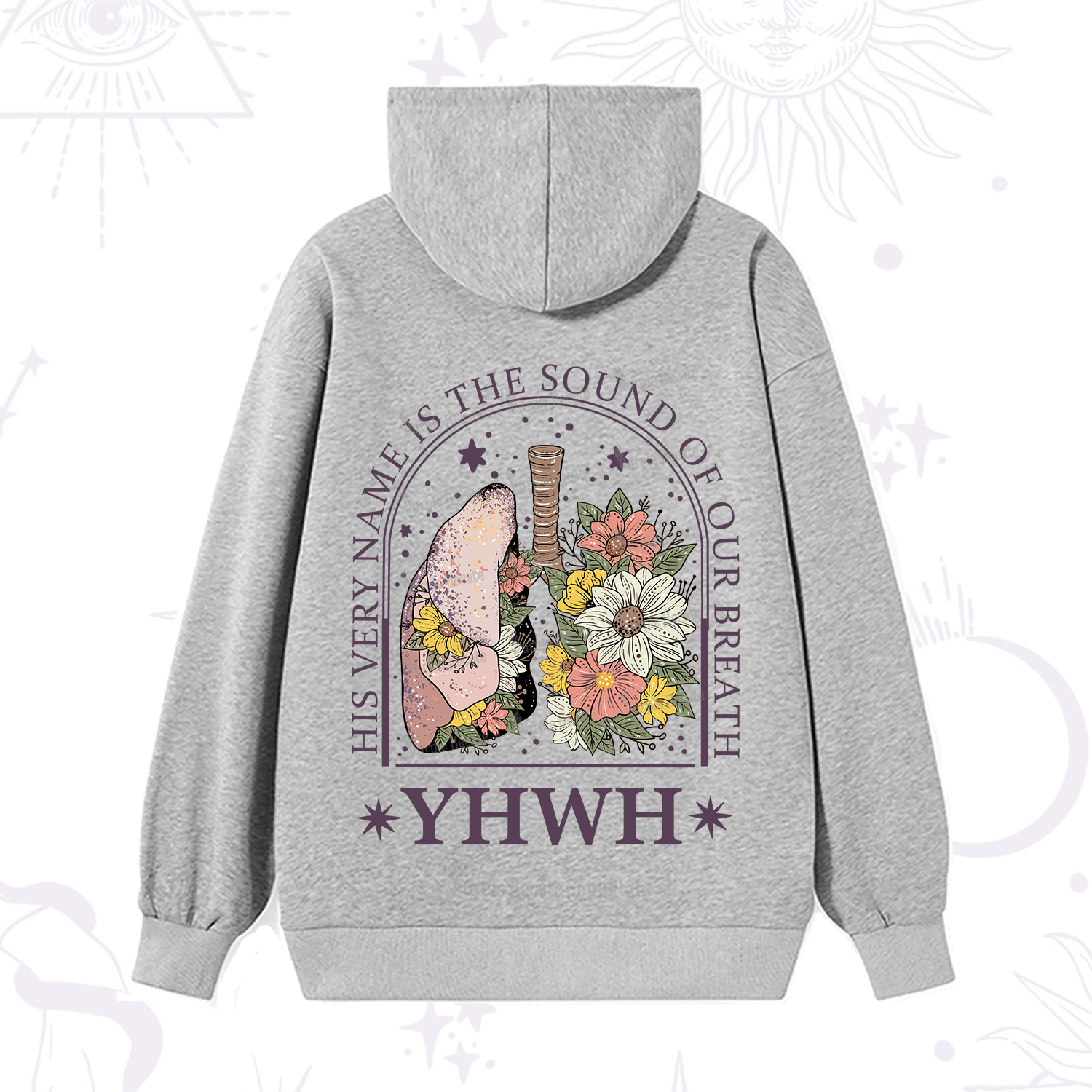 Purplehecate His Very Name Is The Sound Of Our Breath Hoodie