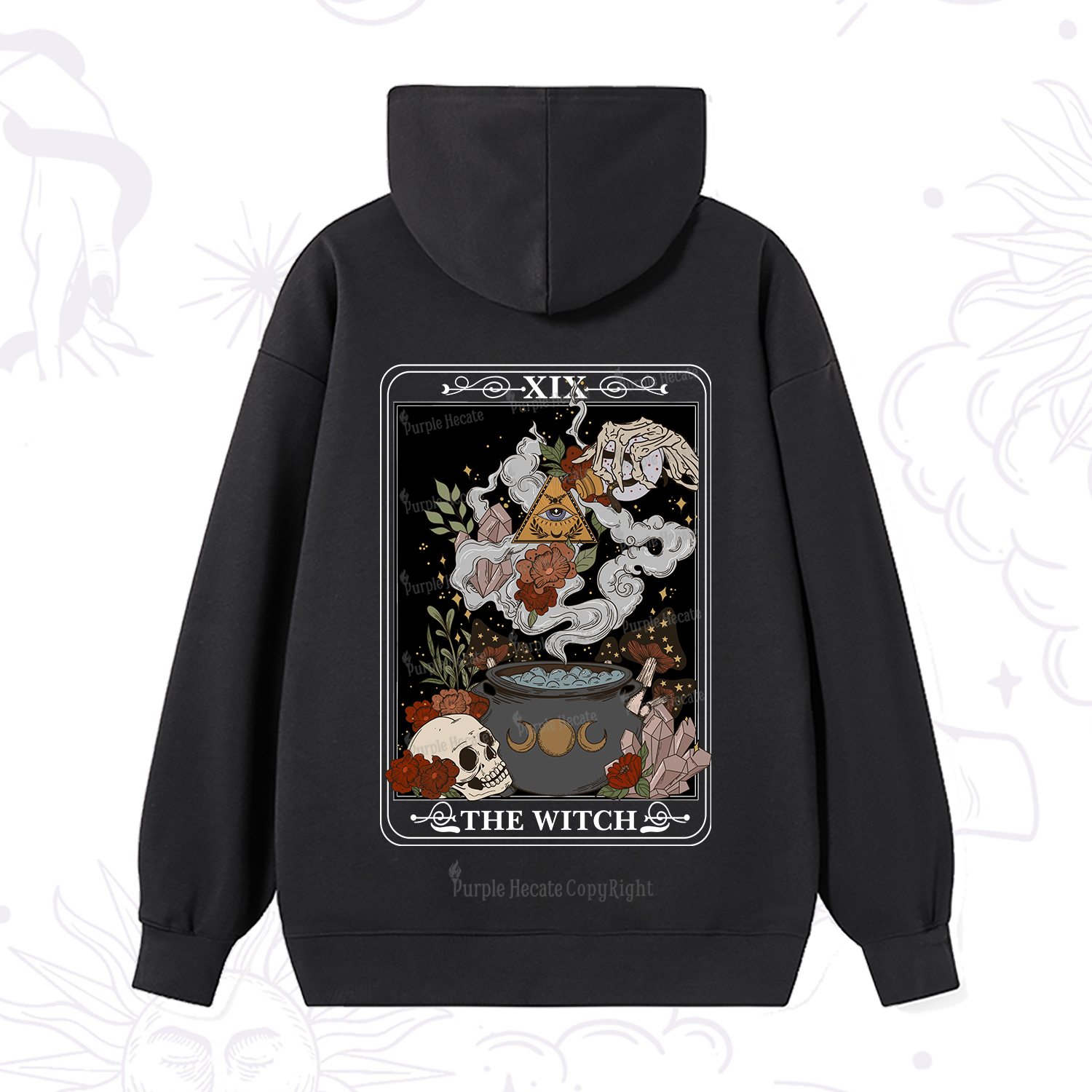 Purplehecate The Witch Tarot Hoodie