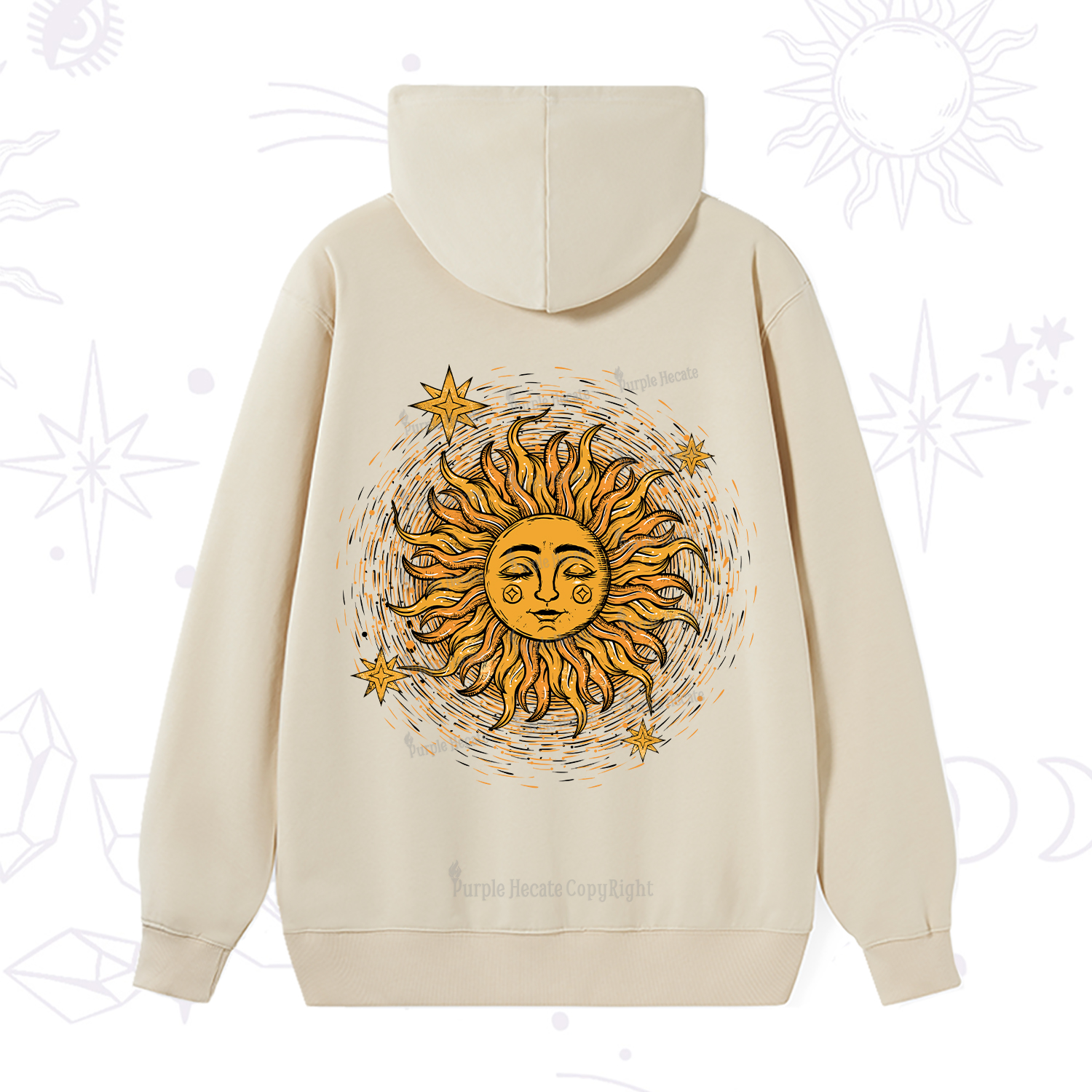 Purplehecate Celestial Sun Hoodie