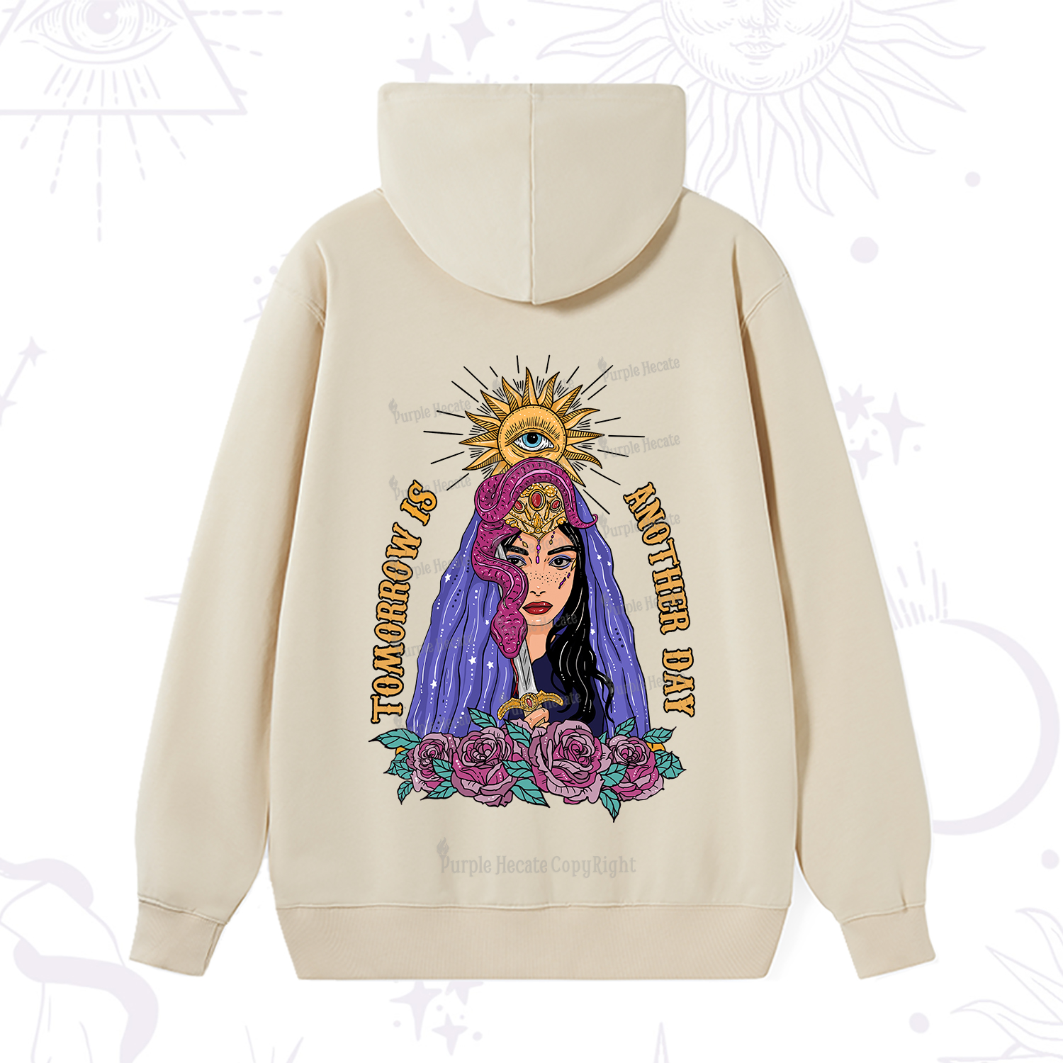 Purplehecate Prophetic Eye Witch Hoodie