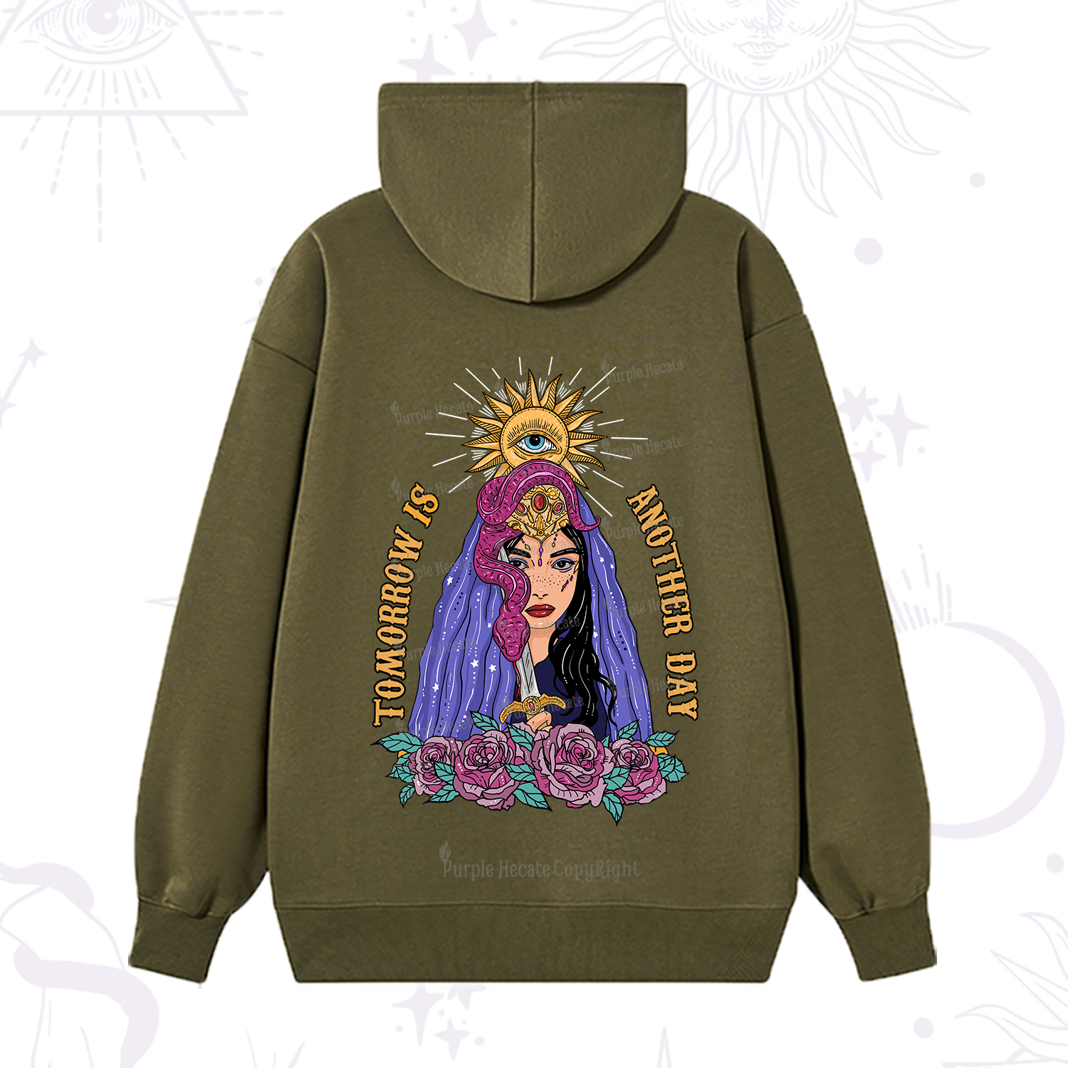 Purplehecate Prophetic Eye Witch Hoodie