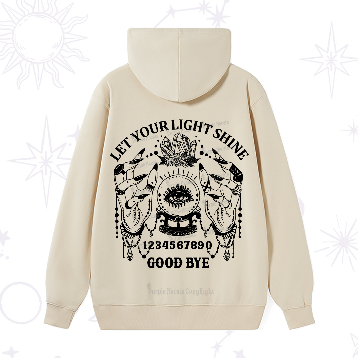 Purplehecate Let Your Light Shine Hoodie