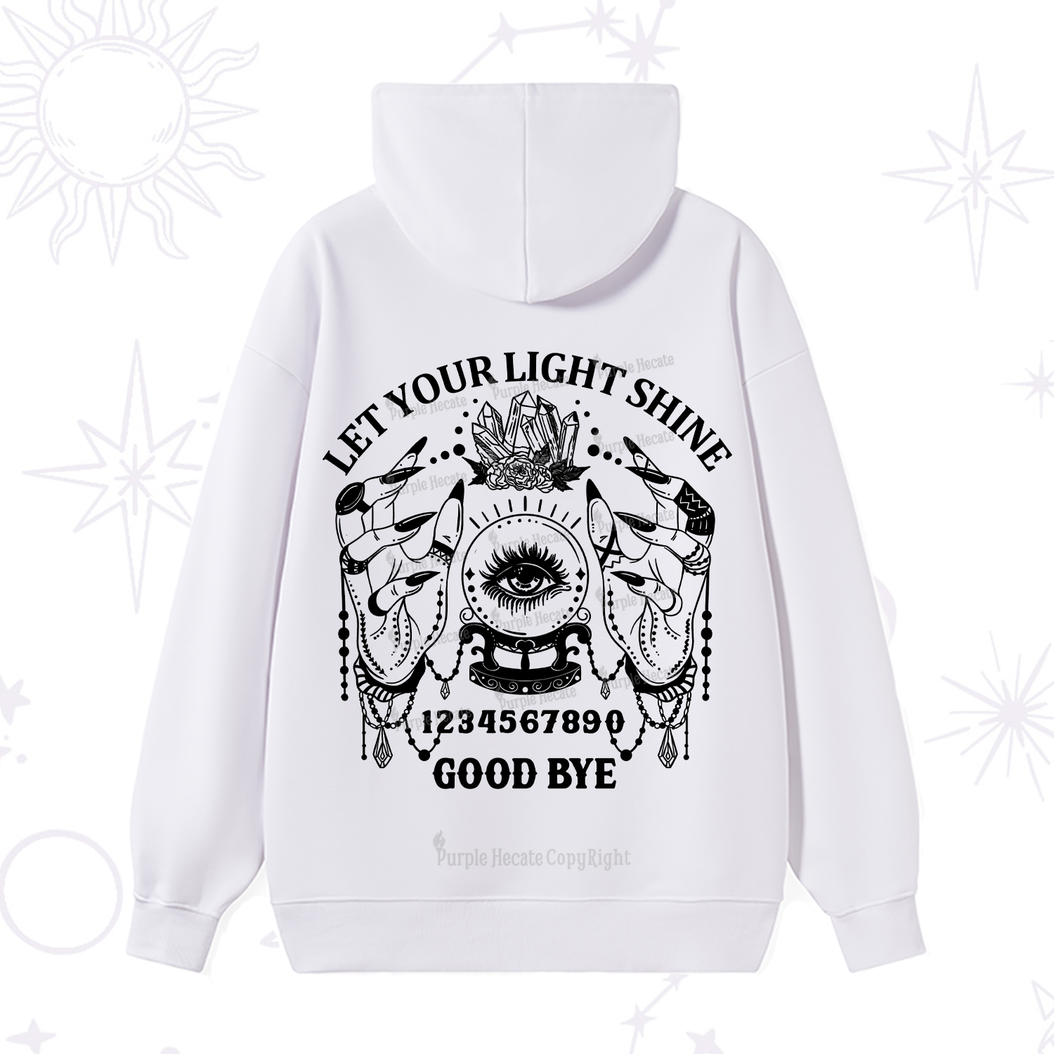 Purplehecate Let Your Light Shine Hoodie