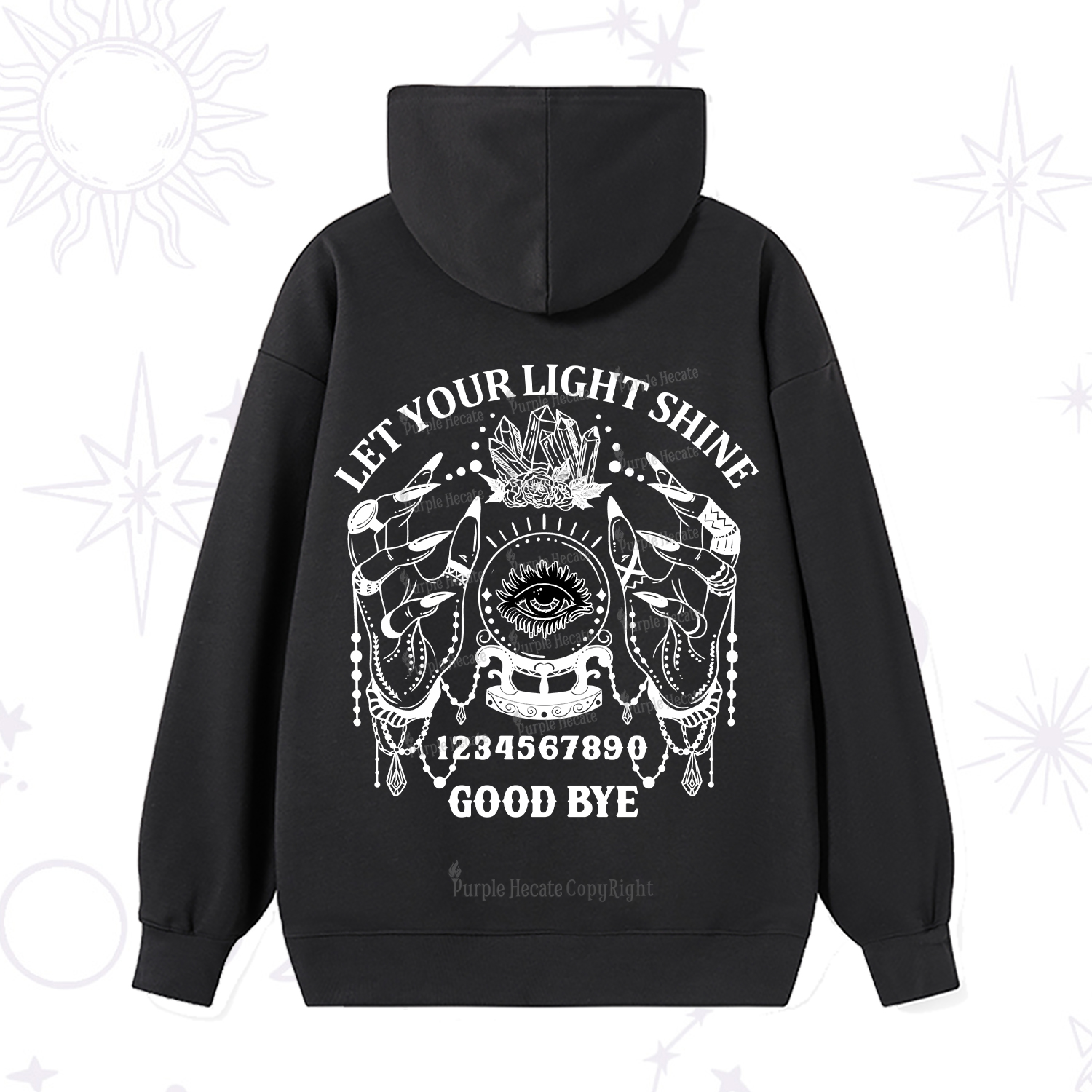 Purplehecate Let Your Light Shine Hoodie