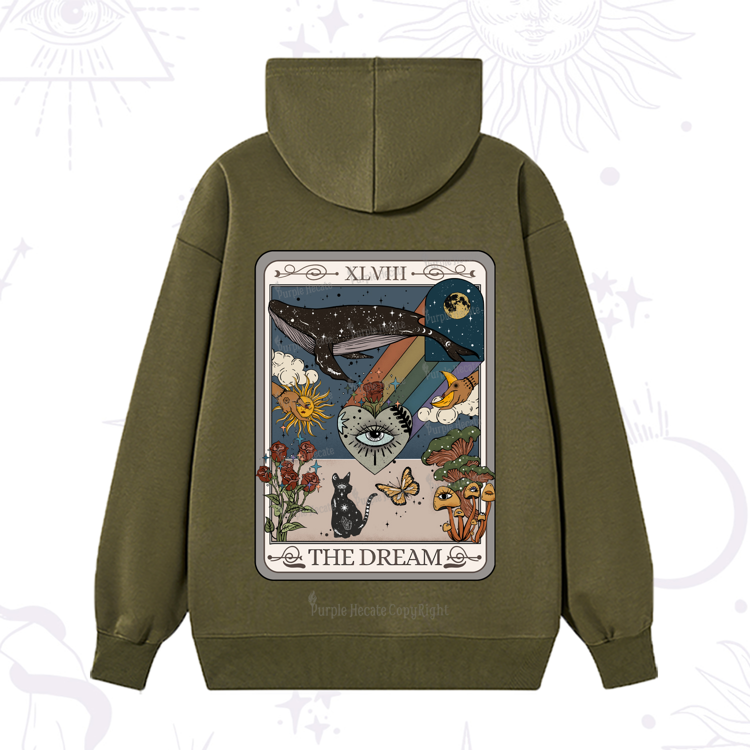 Purplehecate The Dream Tarot Hecate Hoodie