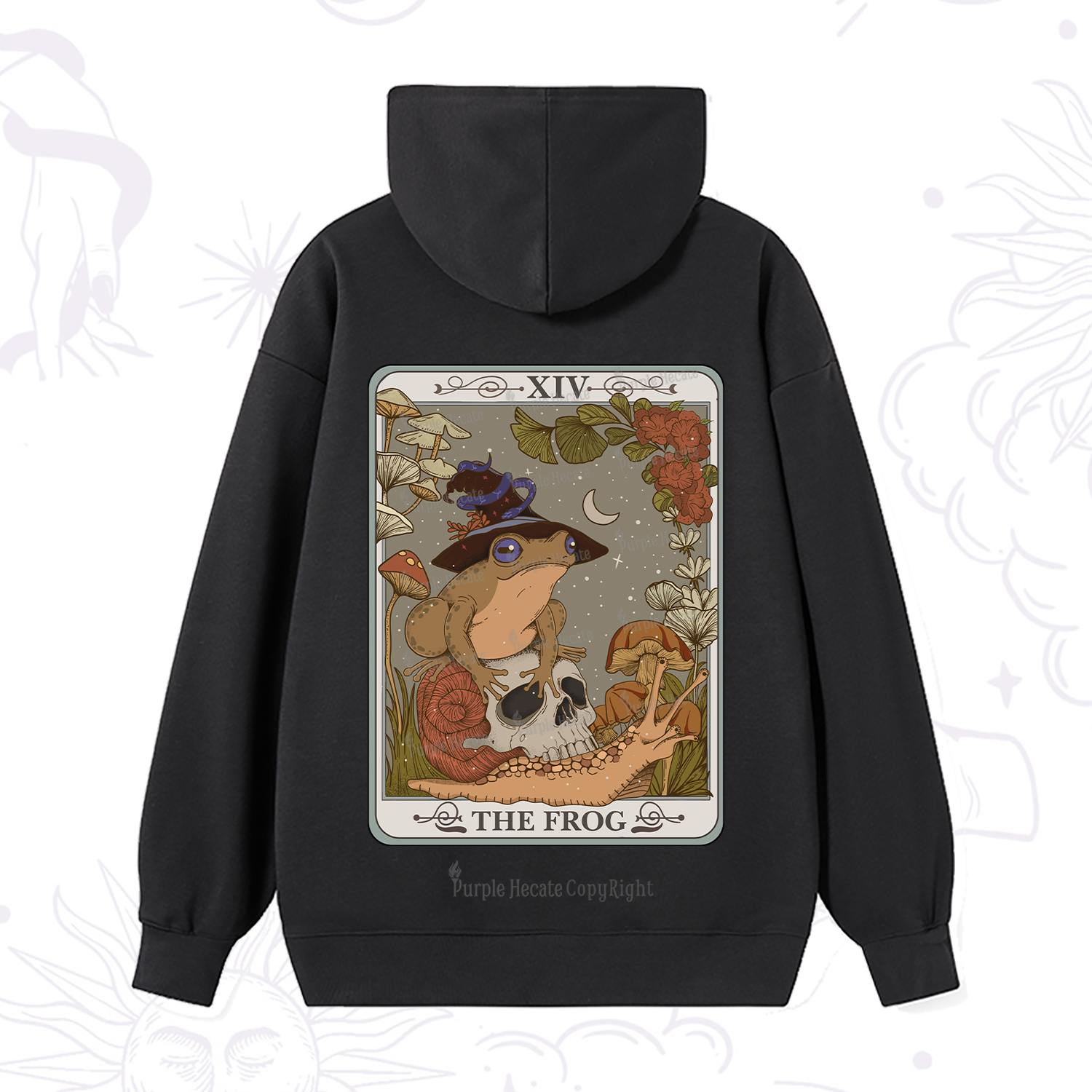 Purplehecate The Frog Tarot Hoodie