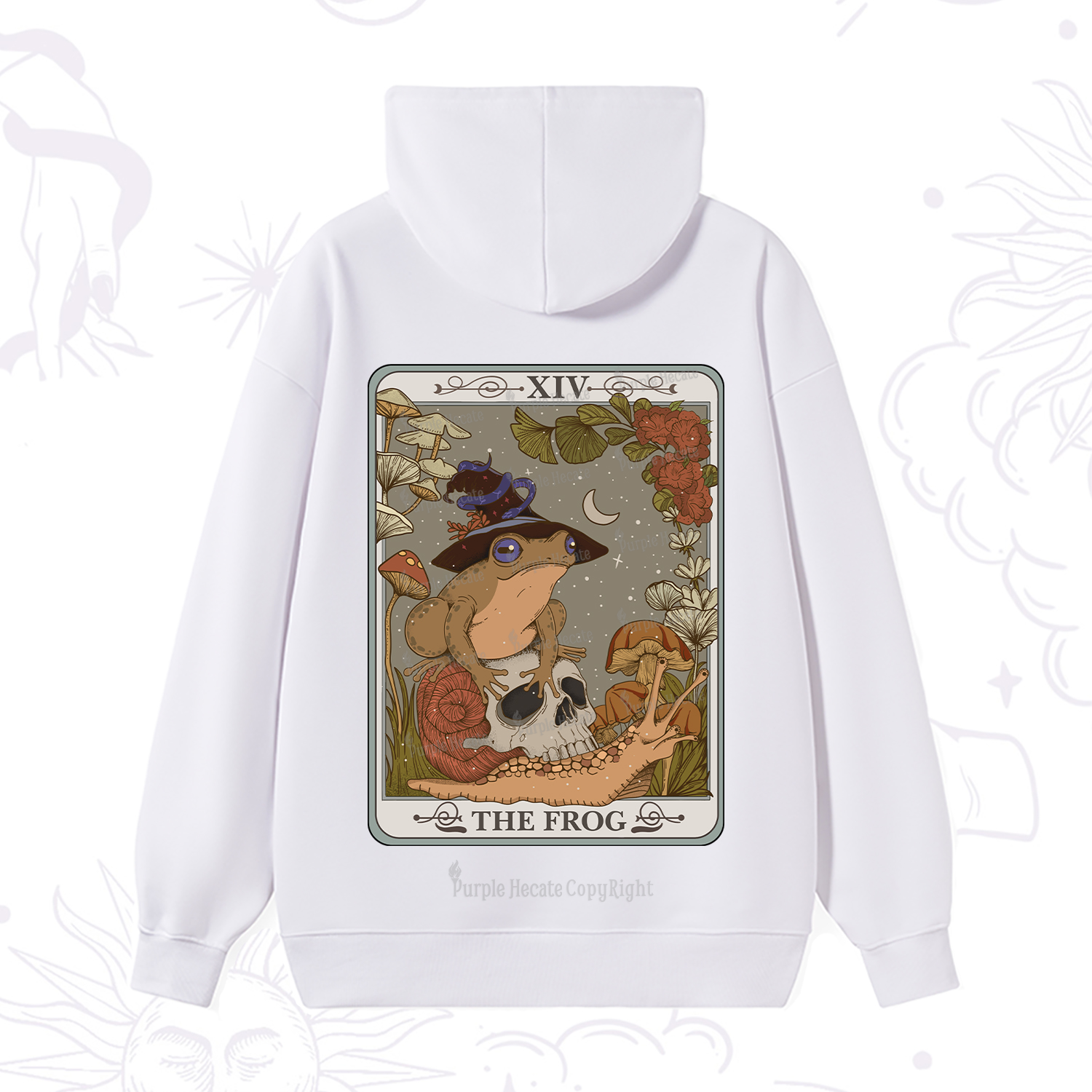 Purplehecate The Frog Tarot Hoodie