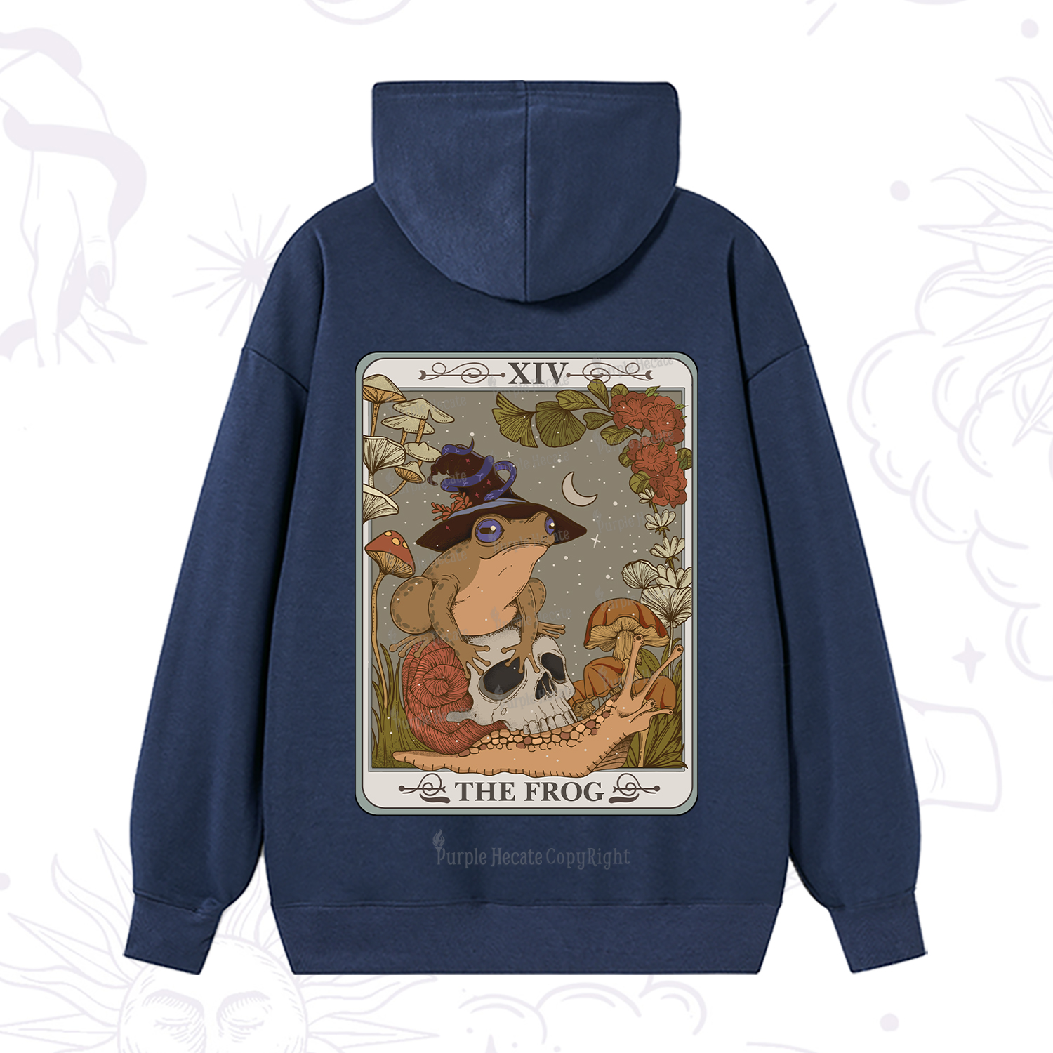 Purplehecate The Frog Tarot Hoodie