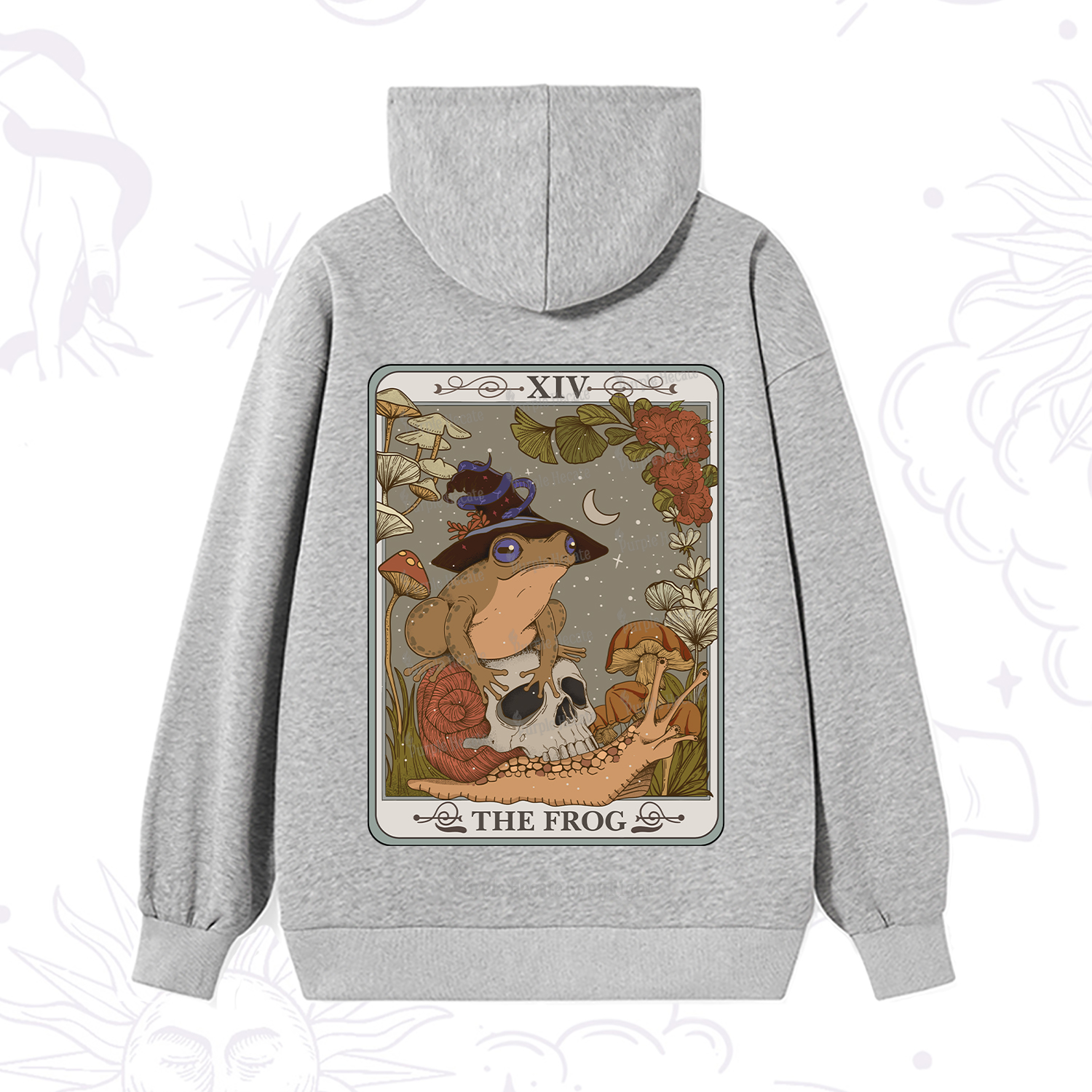 Purplehecate The Frog Tarot Hoodie