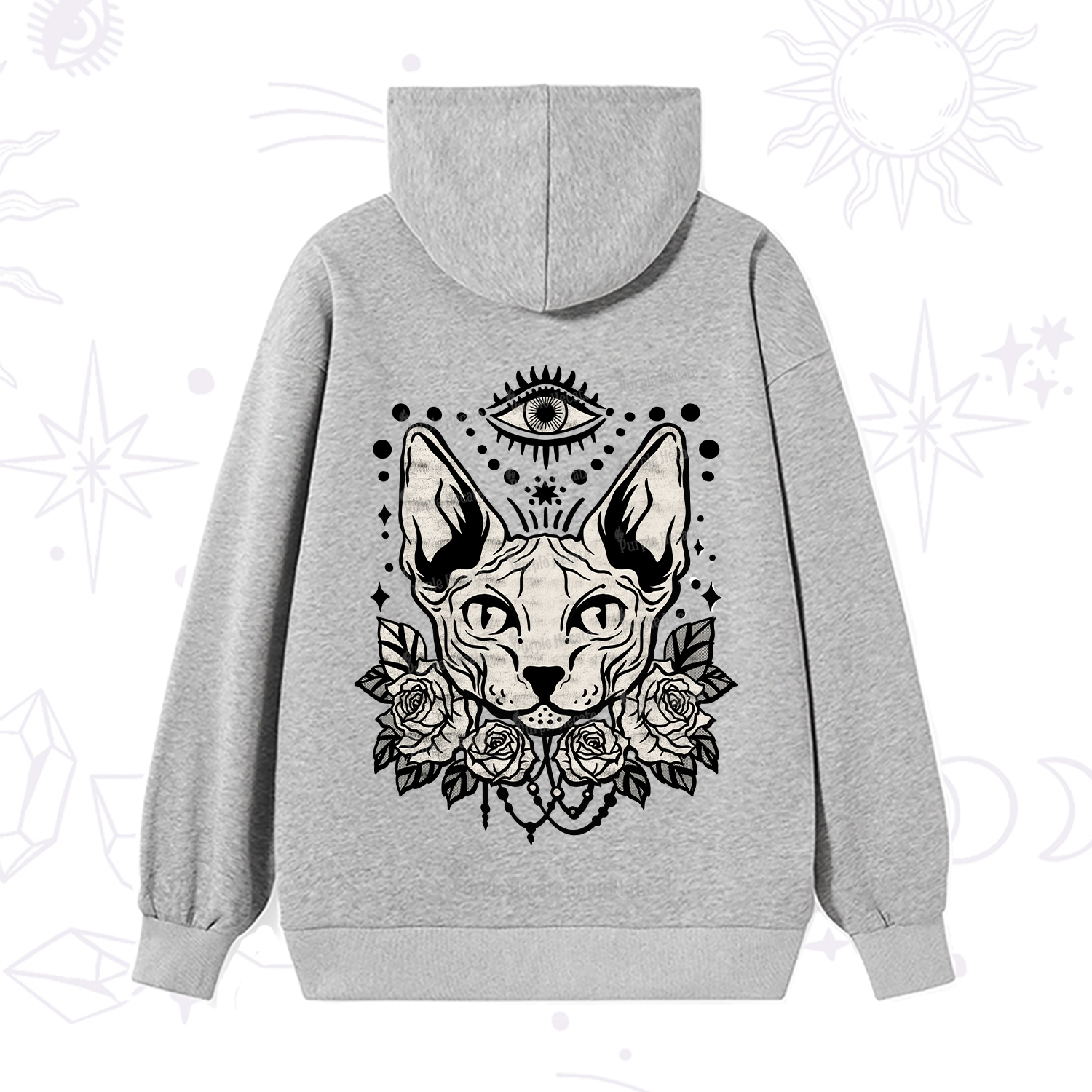 Purplehecate Mystical Cat Hoodie