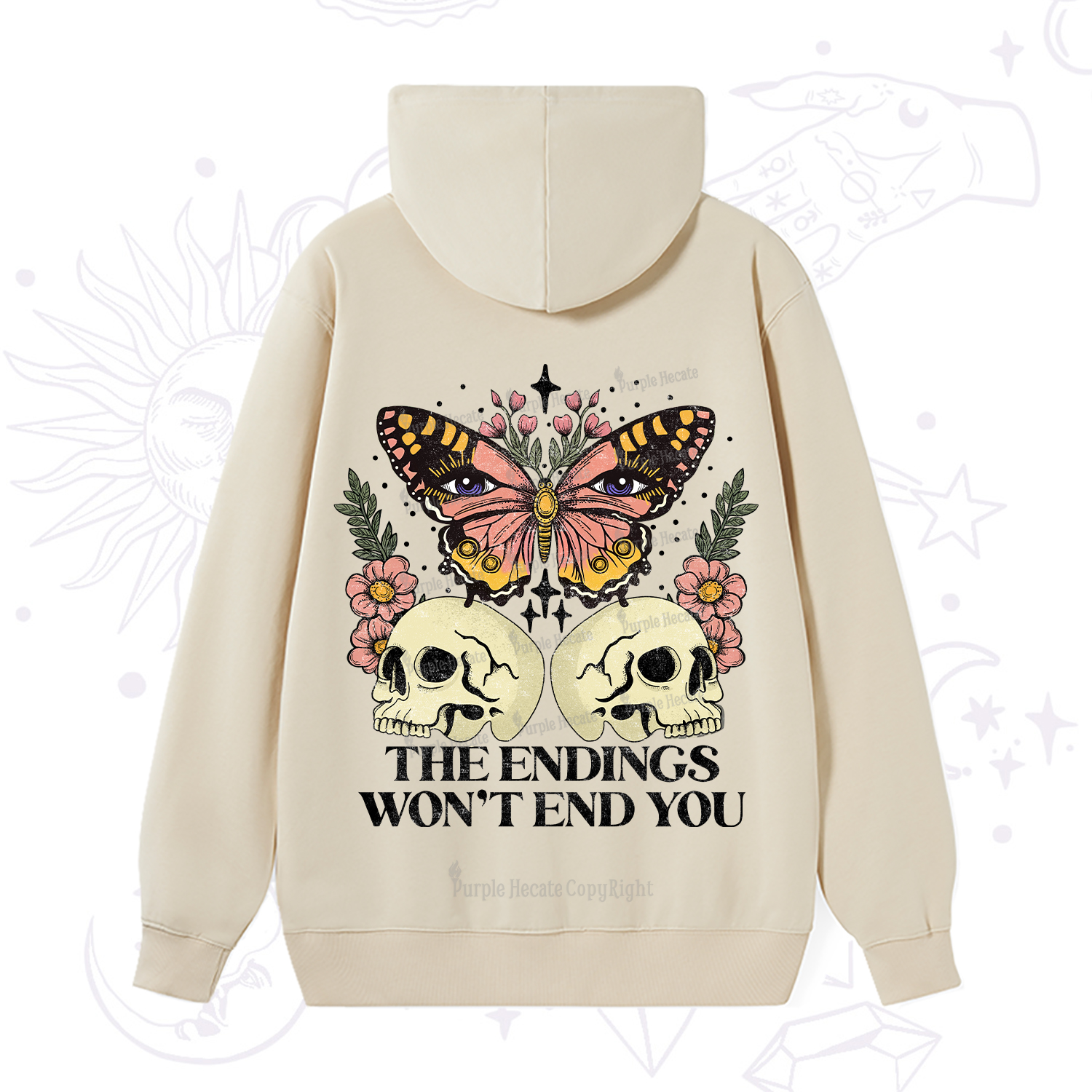 Purplehecate The Endings Won't End You Hoodie