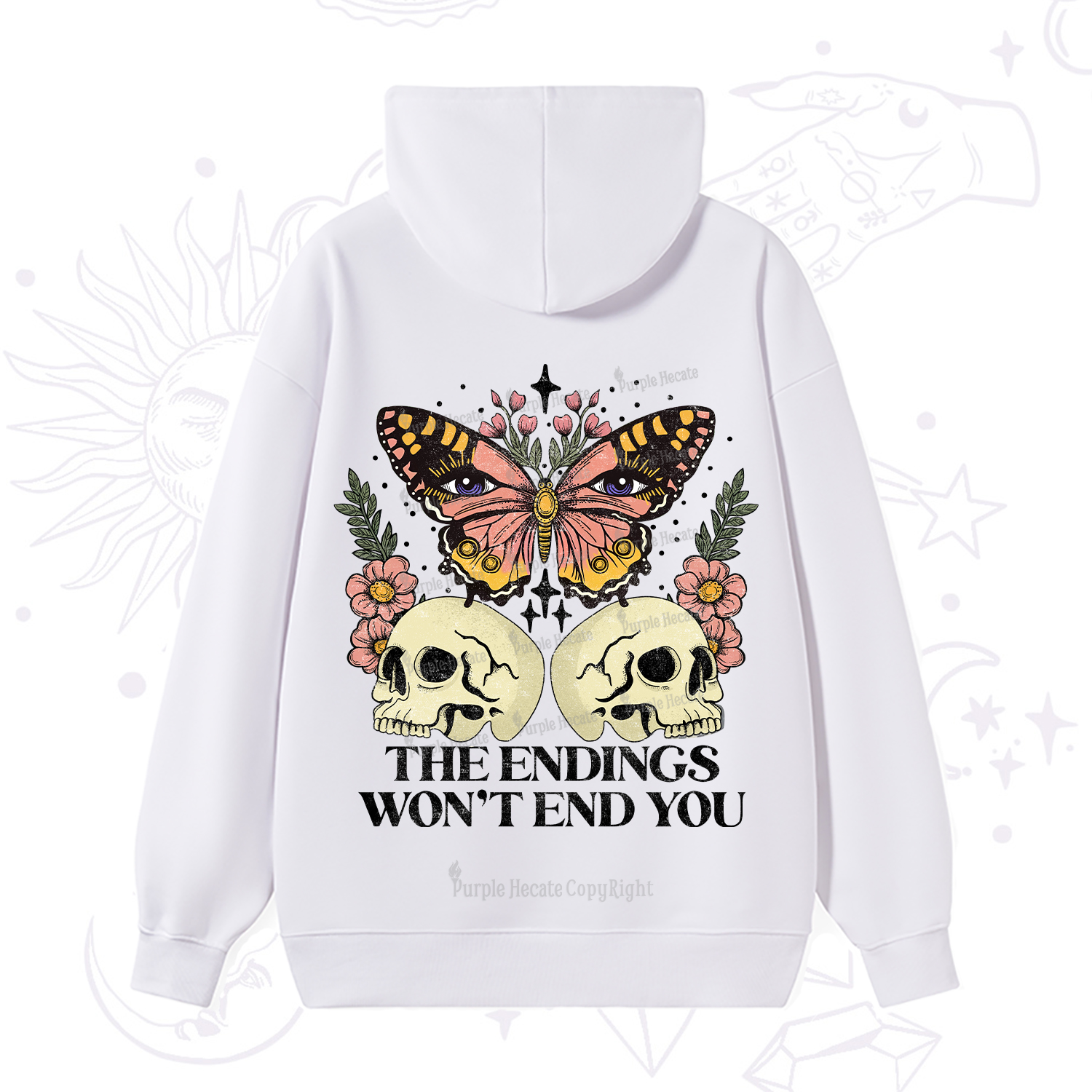 Purplehecate The Endings Won't End You Hoodie