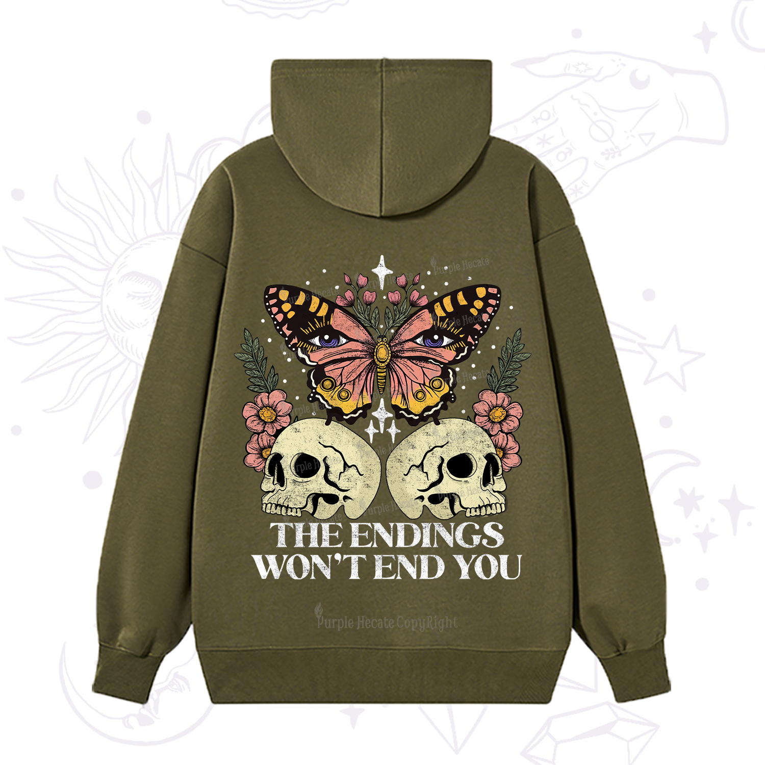 Purplehecate The Endings Won't End You Hoodie