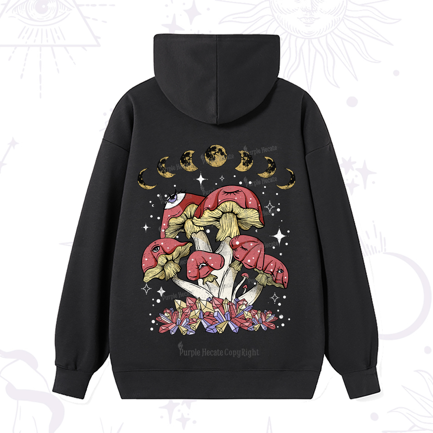 Purplehecate Magic Mushroom Hoodie