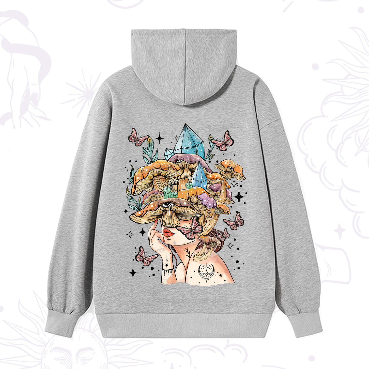 Purplehecate Crystal Goddess Hoodie